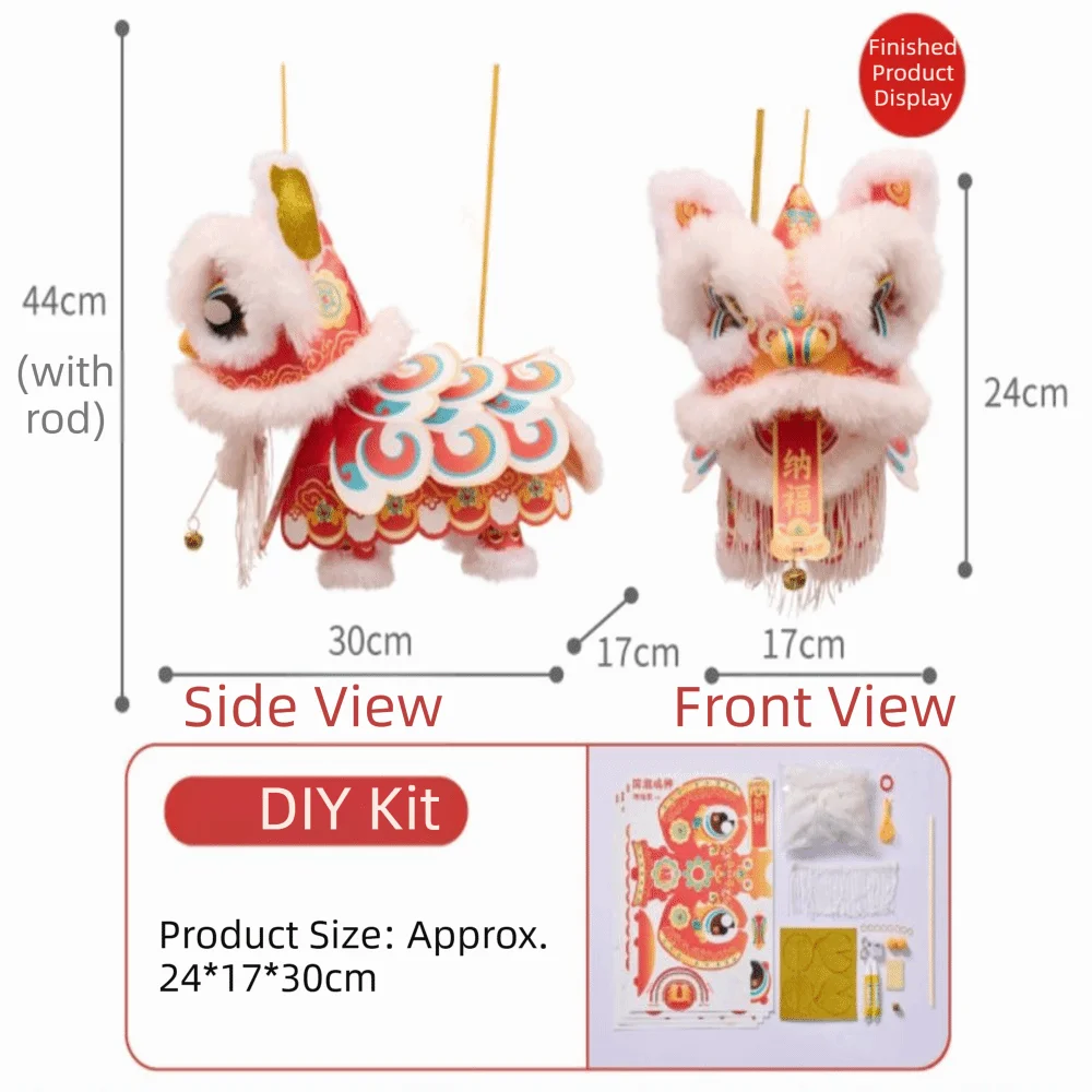 DIY Lion Dance Lantern – Lunar New Year Hanging Ornament