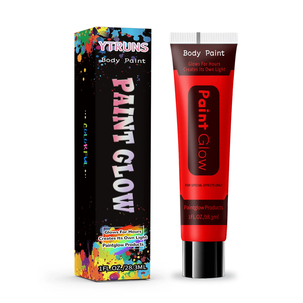 UV Neon Glow Face & Body Paint – Water-Based Fluorescent Cream