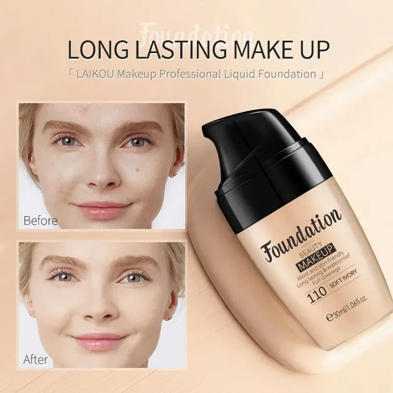 YIMINGYI Full Coverage BB Cream Liquid Foundation | Matte 30ml