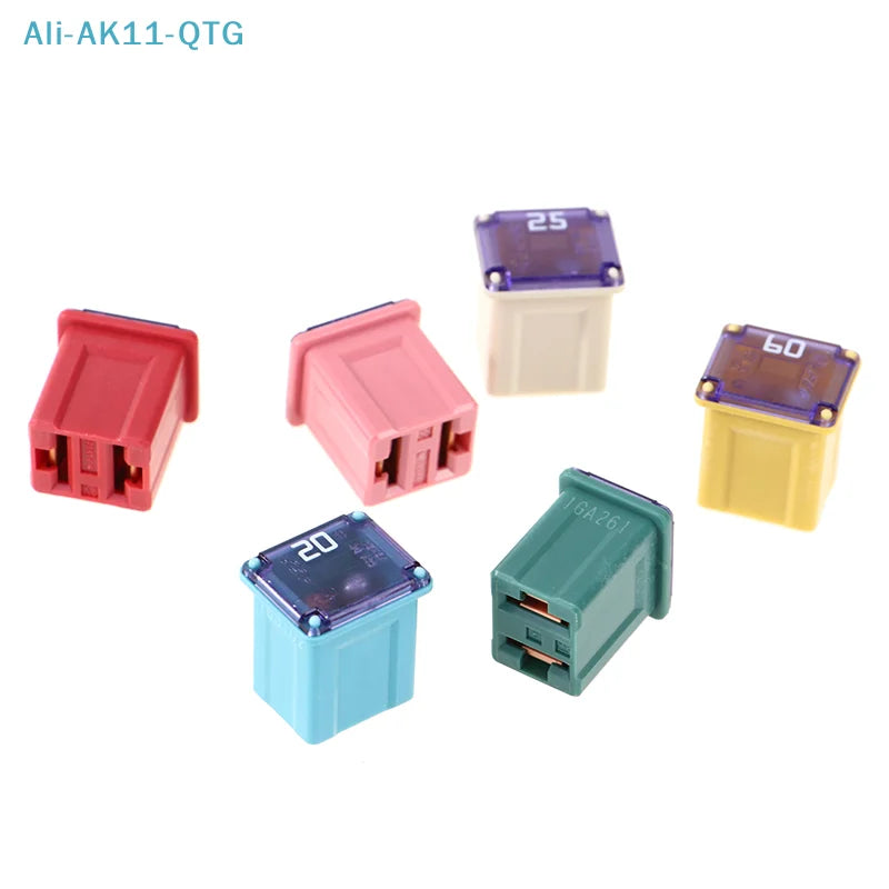 Square Automotive Car Fuse 20A–60A | Waterproof Mini Fuse
