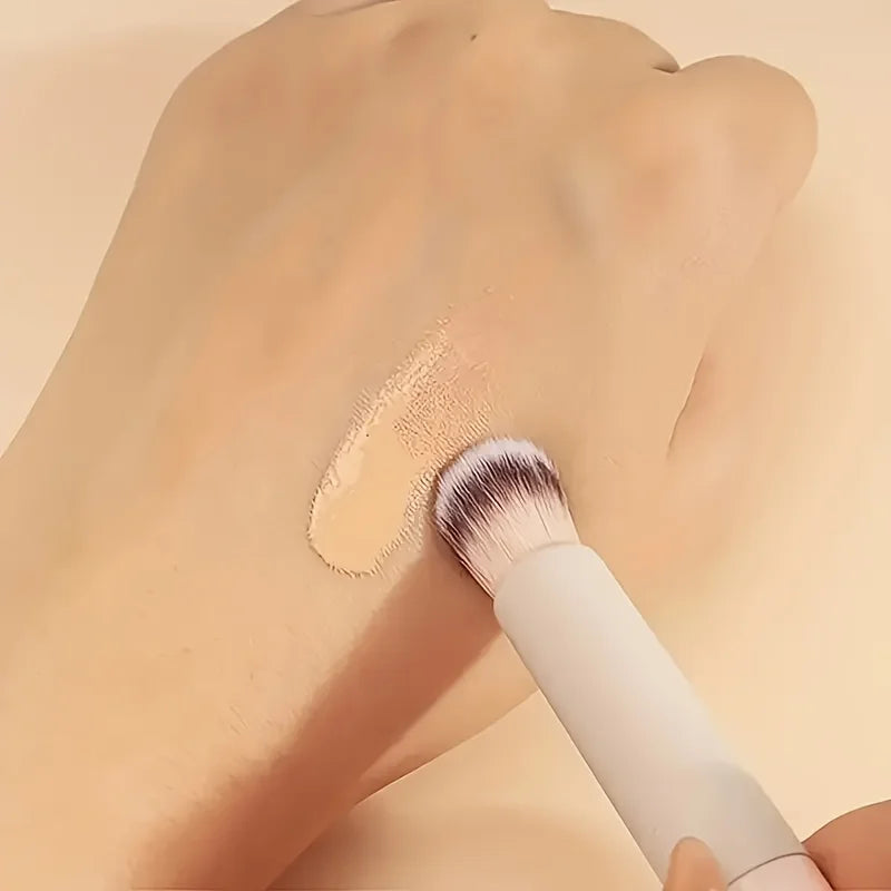 Pink Concealer Eye Socket Blending Brush – Wool Fiber