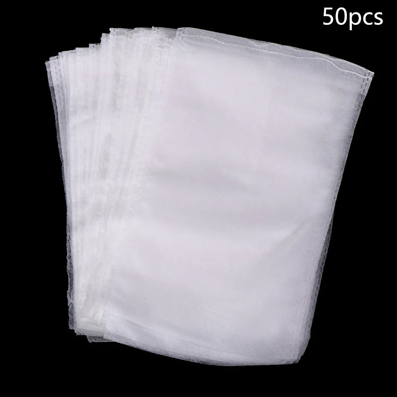 50-Pack Fruit Protection Mesh Bags – Bird & Pest Guard