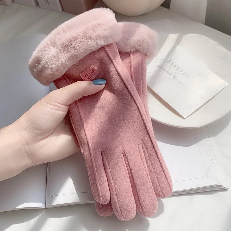 Women's Winter Touchscreen Gloves – Warm Full Finger Mittens