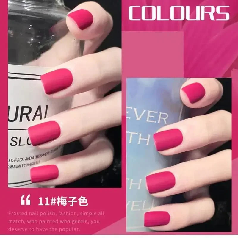 Handaiyan 12ml Frosted Matte Nail Gel Polish – Quick Dry