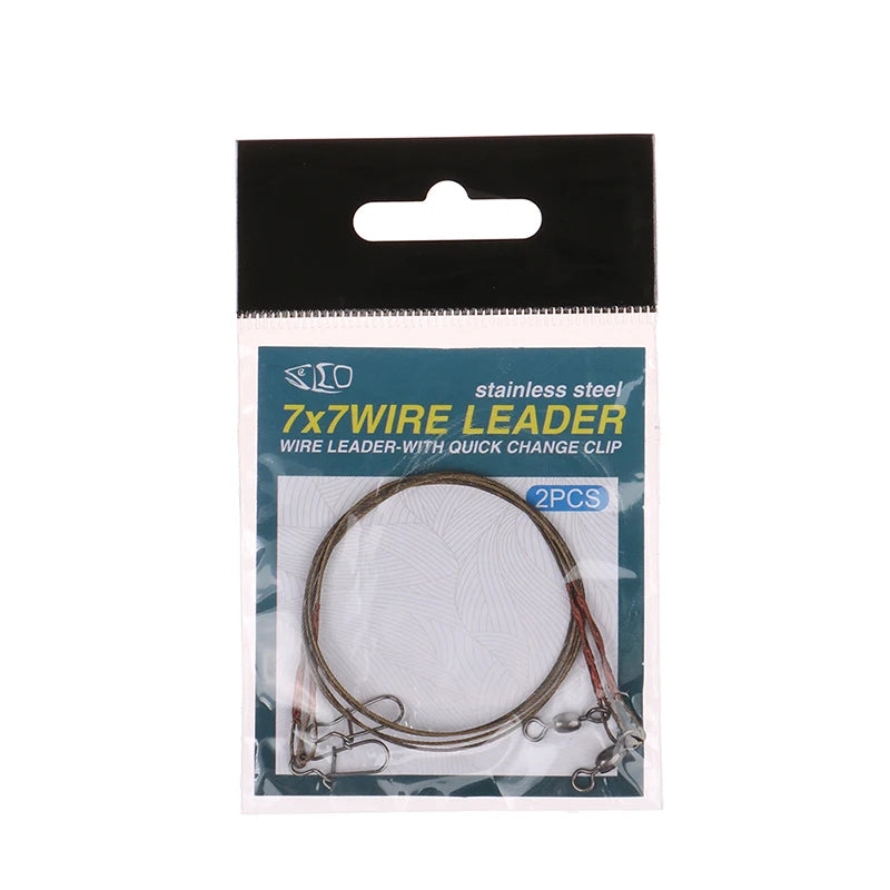 Steel Titanium Wire Fishing Leader – Anti-Bite & Anti-Tangle