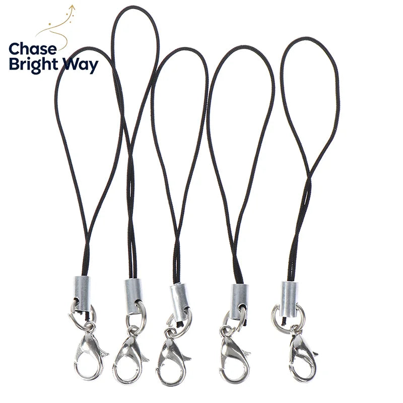 Lasso Lanyard Keychain Strap & Carabiner Hook – 10–100 Pack