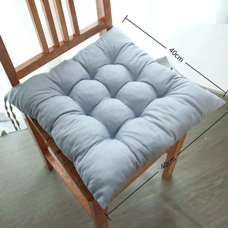 Washable Square Seat Cushion – Thick Padded Cartoon Chair Pad