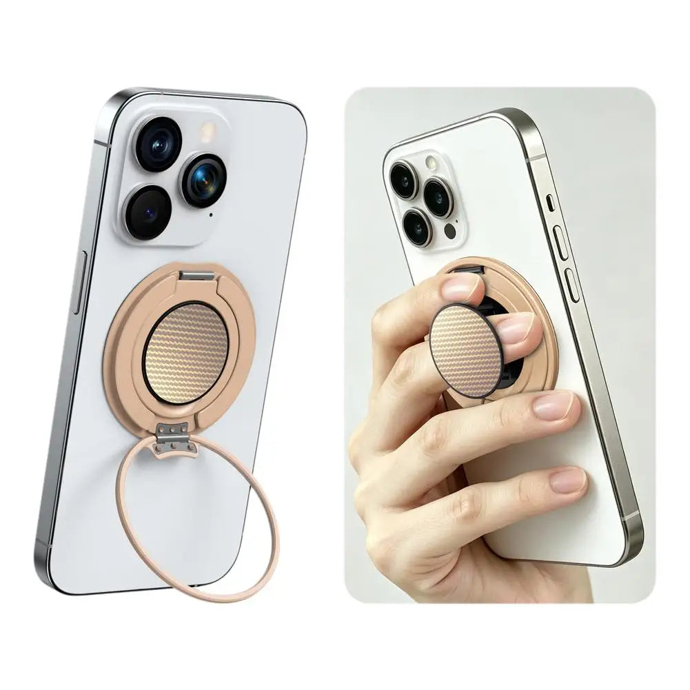 Magnetic Ring Phone Stand | 360° Rotating Aluminum Grip – SAMMY