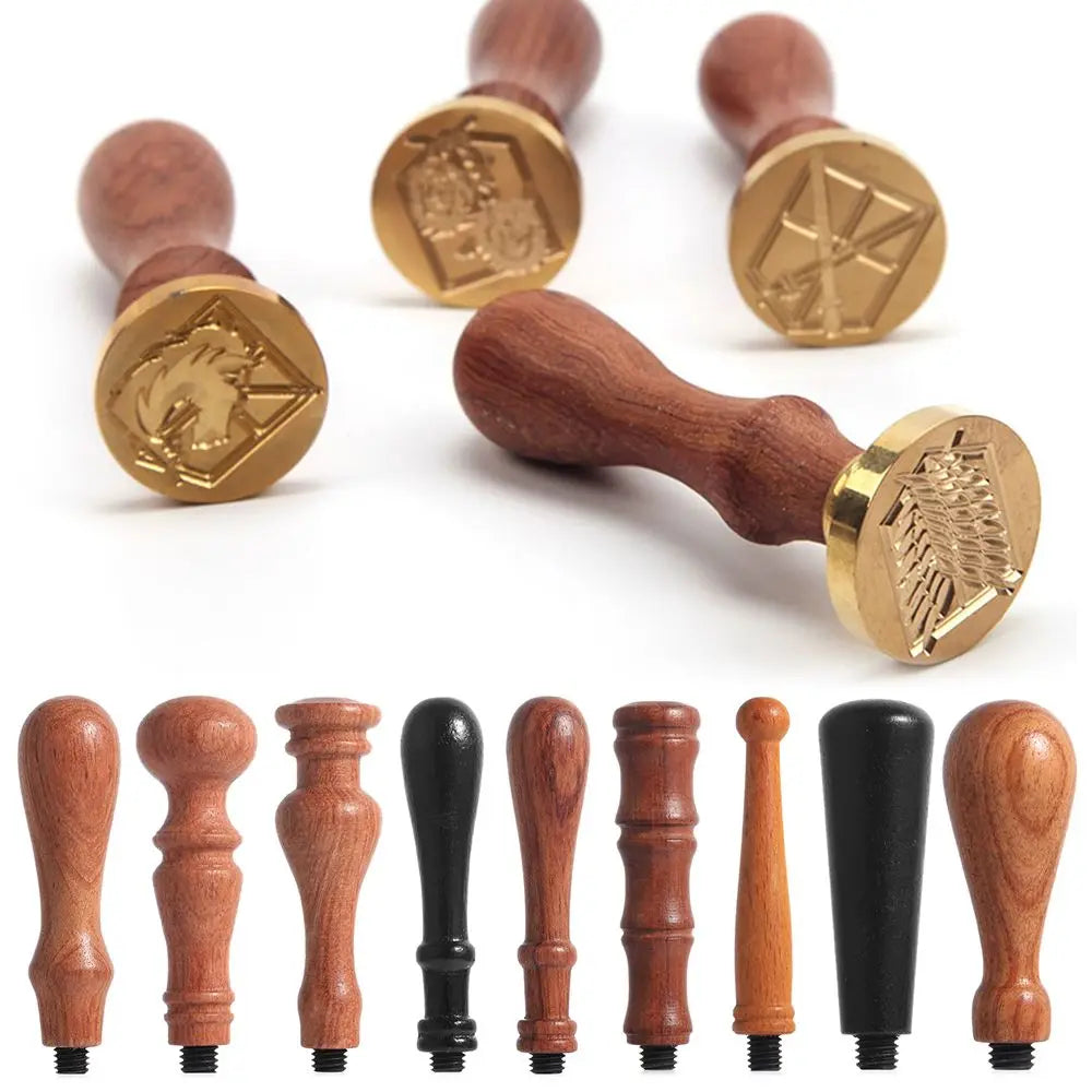 Wood Handle Wax Seal Stamp – DIY Wedding & Craft Invitations