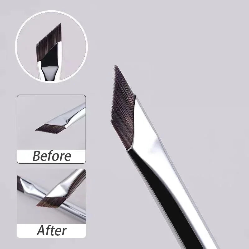 Ultra-Thin Angled Detail Brush – Eyeliner & Eyebrow Precision