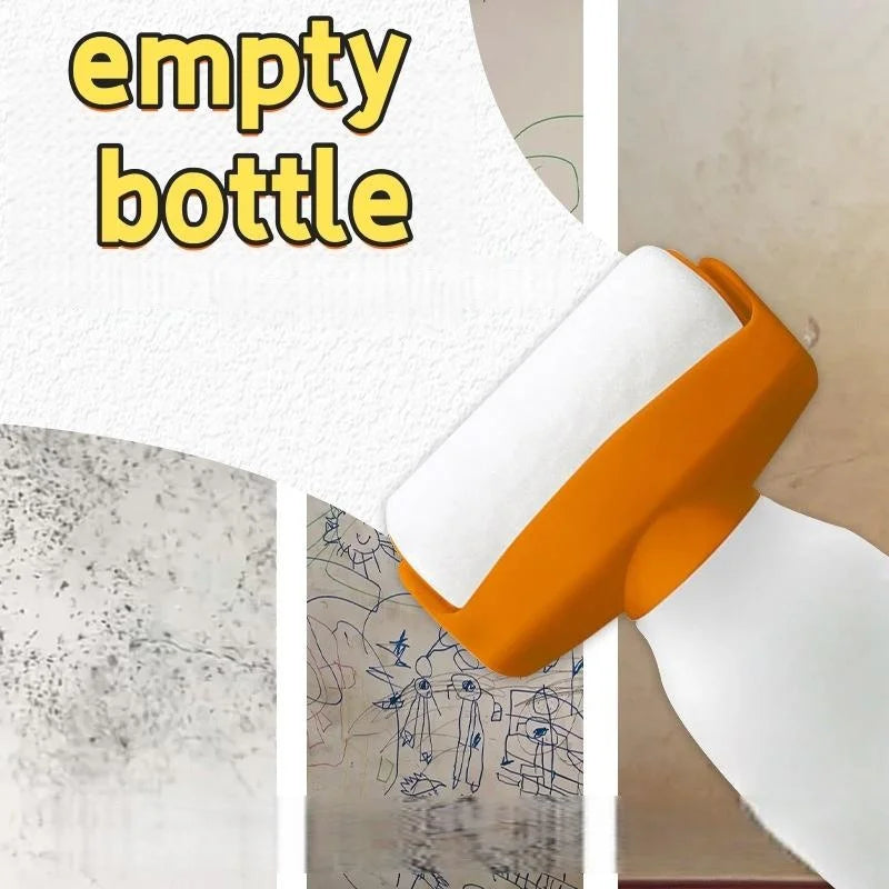 Reusable 4-Inch Paint Roller Brush – 350ml Wall Touch-Up Tool