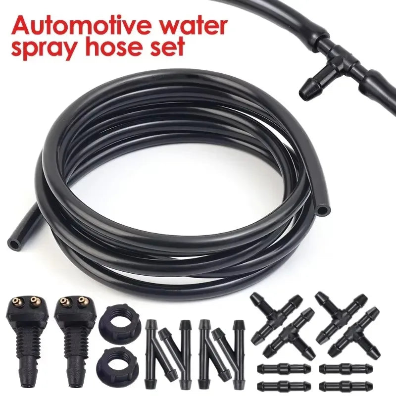 Universal Windshield Washer Hose & Spray Nozzle Kit
