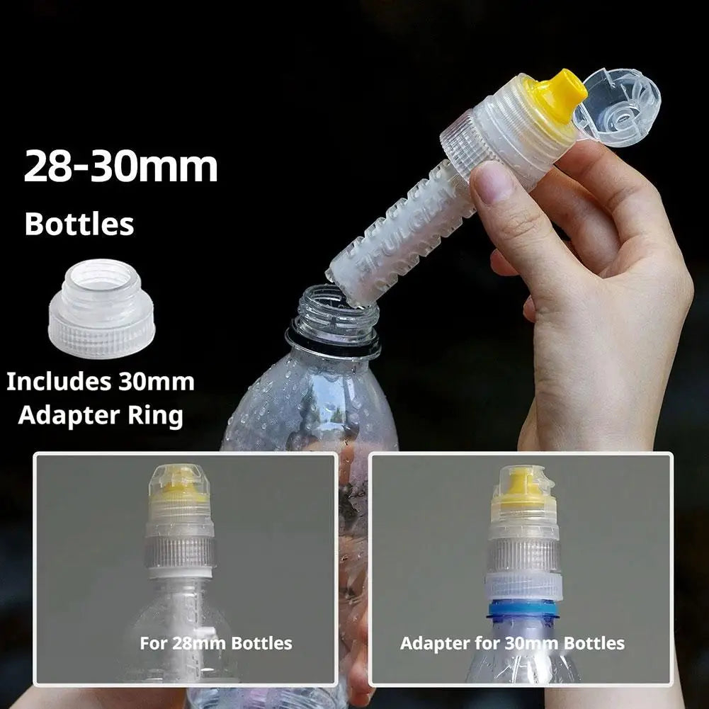 Ultralight Portable Water Filter – 0.1μm Hollow Fiber, 1000L