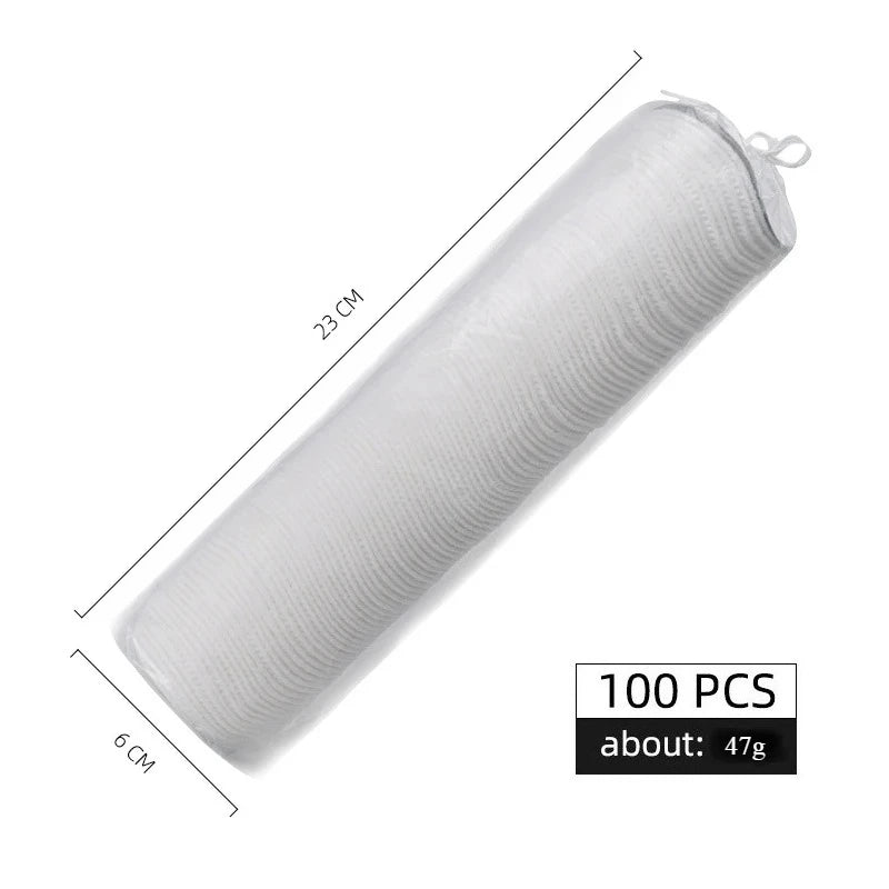Soft Round Disposable Cotton Pads – 100 to 500 Pcs
