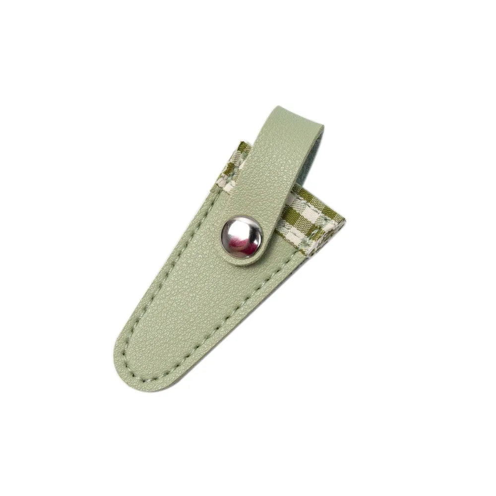 PU Scissors Protective Cover – Colorful Lattice Blade Sleeve