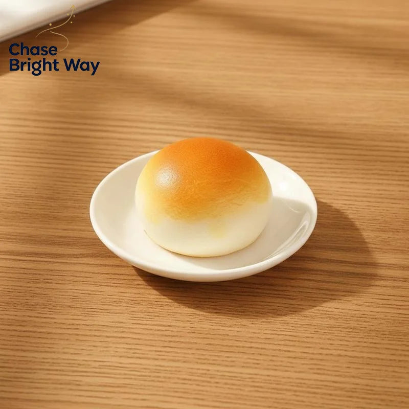Milk Bread Squishy Toy – Realistic PU Squeeze Fidget Toy