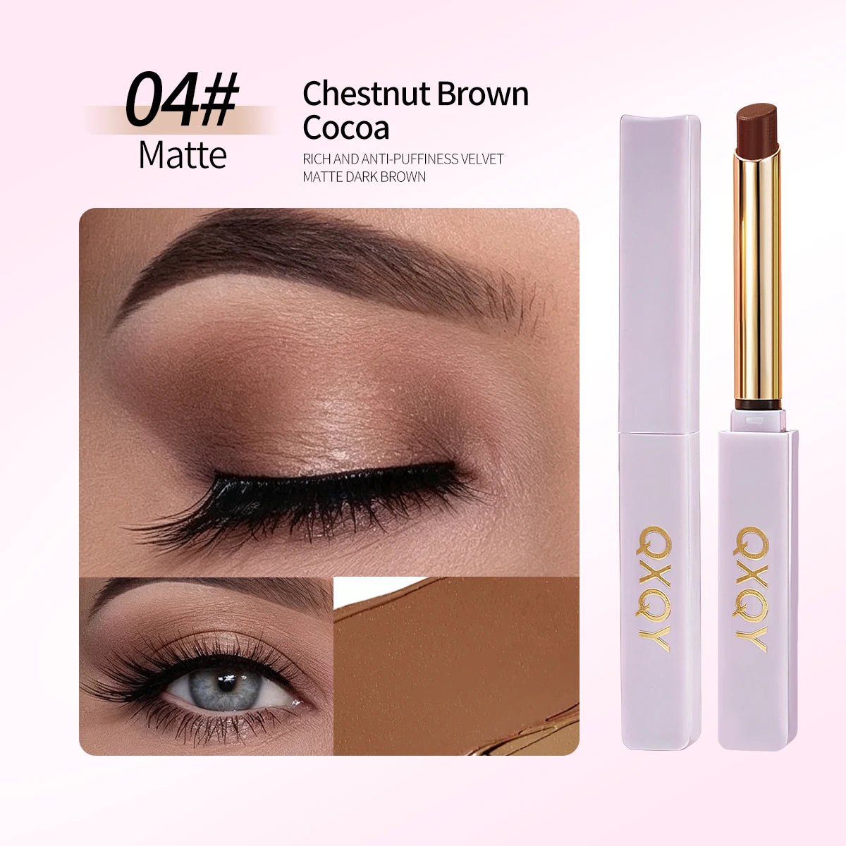 QXQY Platinum Glitter Eye Shadow Stick – Sapphire Blue