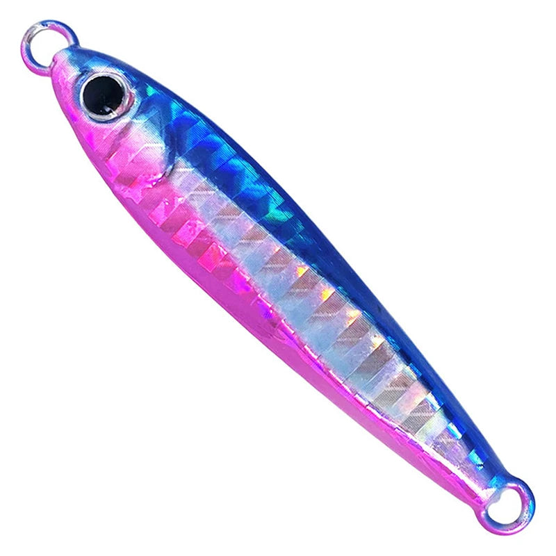 Laser Metal Jig Lure 10g–60g | Long Cast Sea Fishing Bait