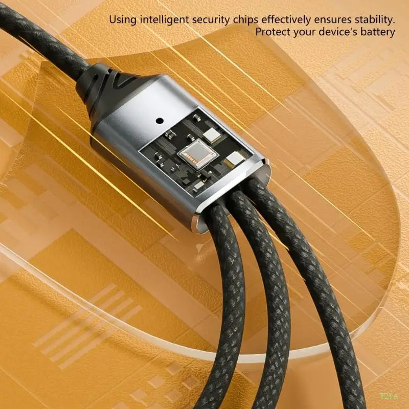 USB OTG Splitter Cable 1 Male to 3 Female Aluminum USB Hub