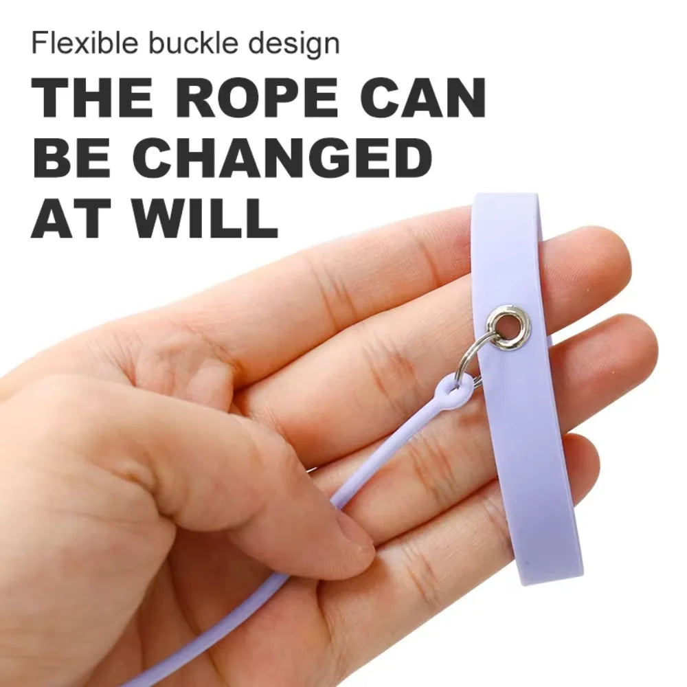 Silicone Eyelash Tweezer Protector Wrist Strap Bracelet