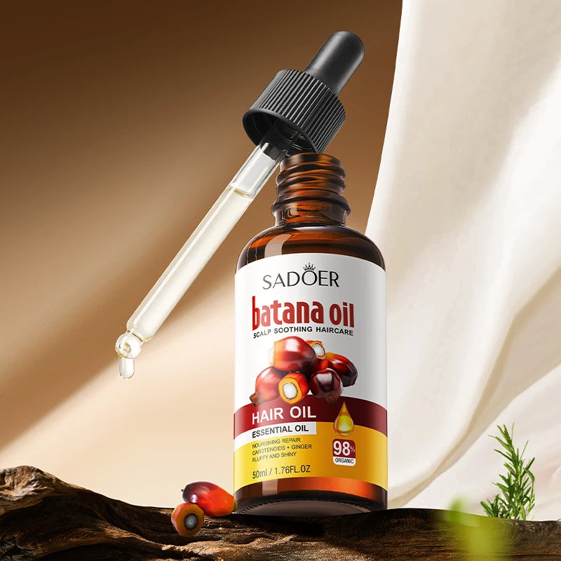 SADOER Batana Hair Oil 50ml – Nourishing Frizz Smooth Treatment