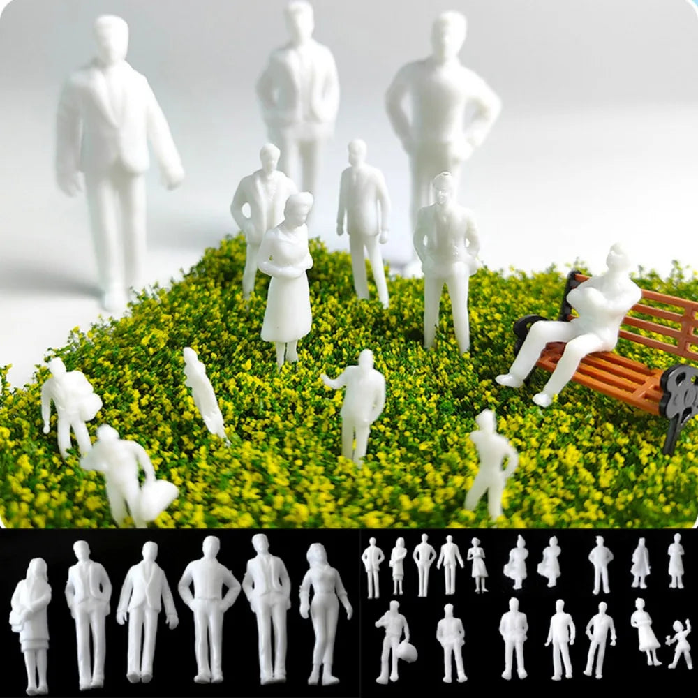 Miniature Model People Figures – Multi-Scale Train Scenery