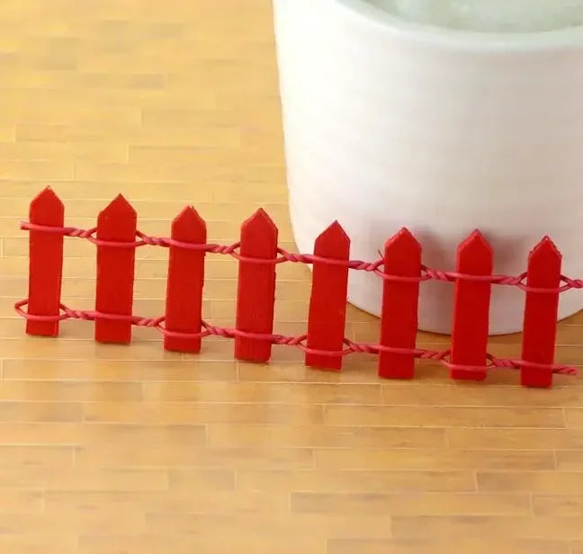 5-Piece Miniature Garden Fence Gate Set | DIY Micro Landscape
