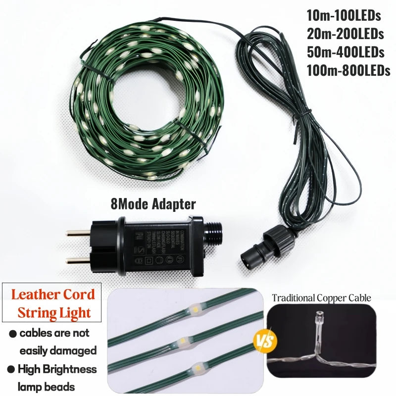 24V LED Fairy String Lights 10m–100m | Outdoor Christmas Garland