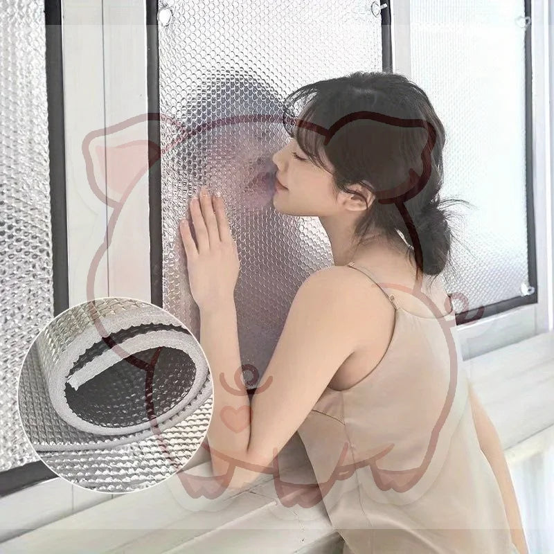 Aluminum Foil Window Film – Anti-UV Static Cling Sun Shade