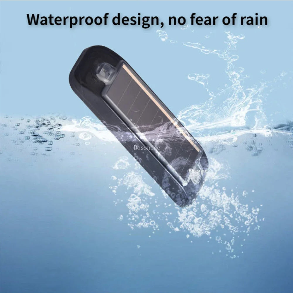 Solar LED Strobe Warning Light – IP65 Waterproof Auto-On