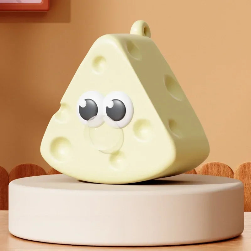 Toast Bread Squishy Toy – Slow Rising Soft Cheese Squeeze Fidget
