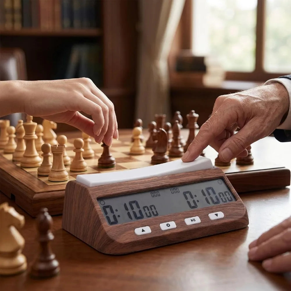 Digital Chess Clock – 5-Mode Timer for Chess & Board Games