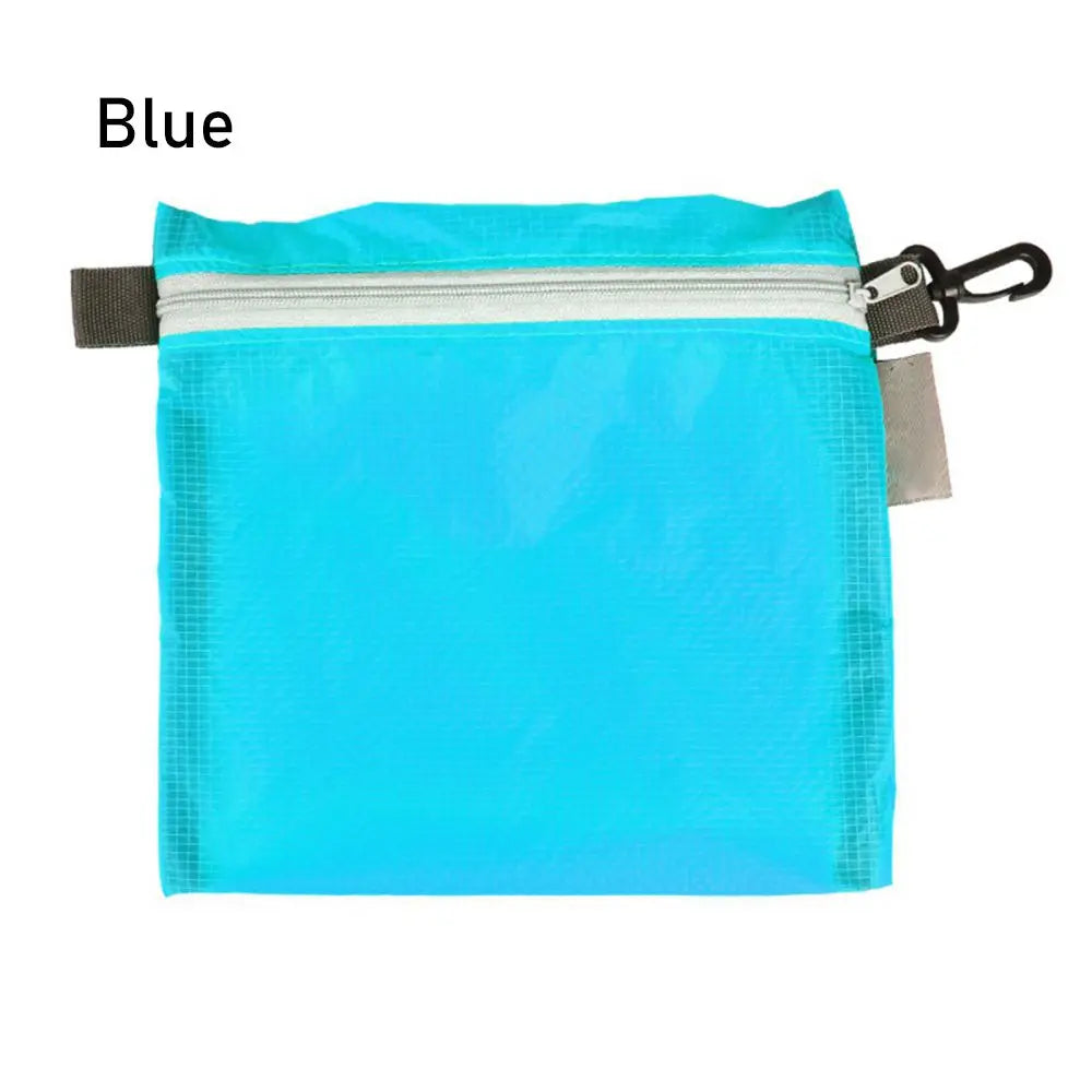 Waterproof Nylon Pouch with Carabiner Clip | Travel Organizer