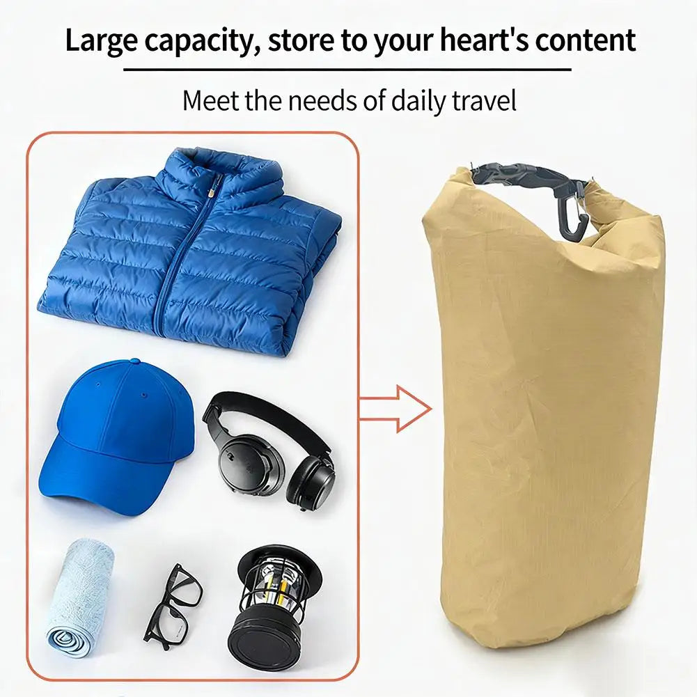 Waterproof Roll-Top Dry Bag – Lightweight Outdoor Hiking Sack