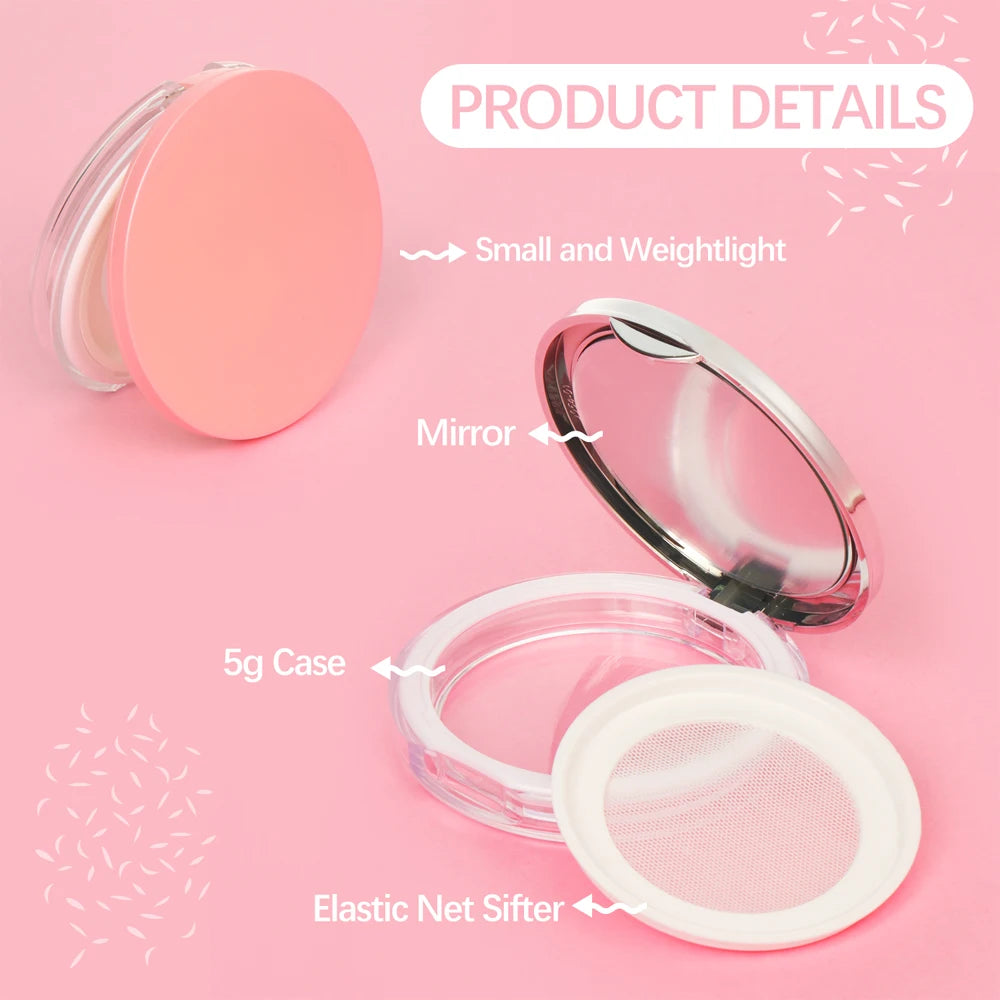 Travel Compact Powder Case – 5g Portable Makeup Container