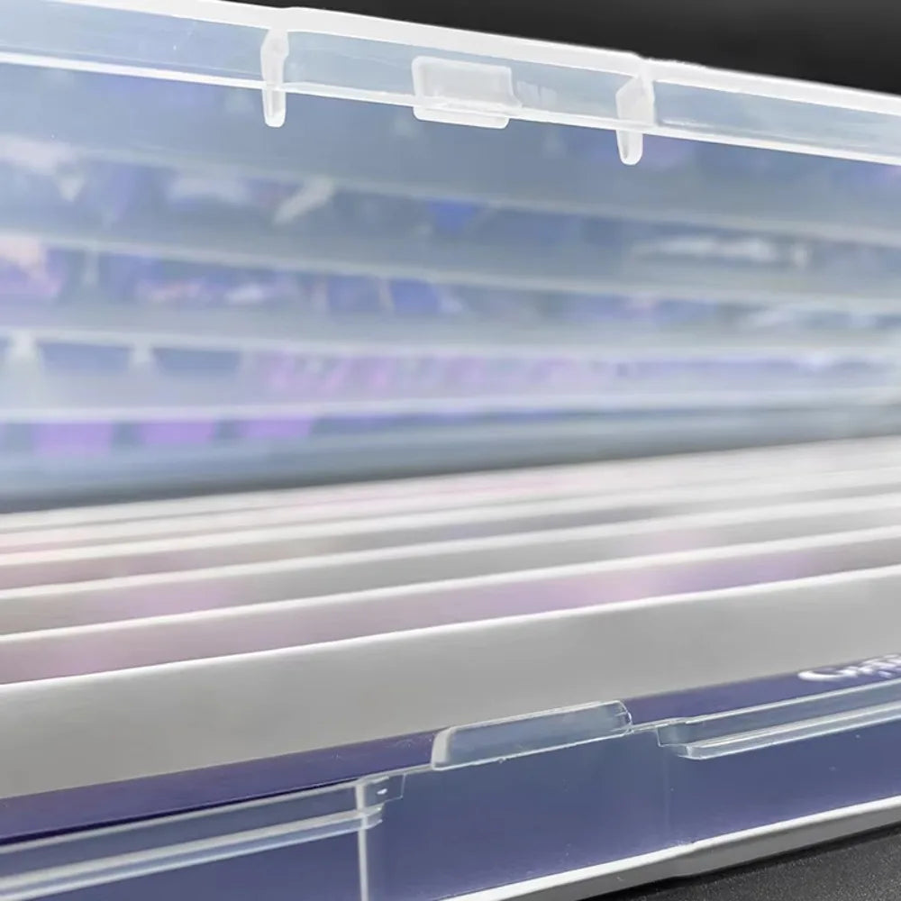 Transparent Keycap Storage Box | Dustproof Organizer & Dividers