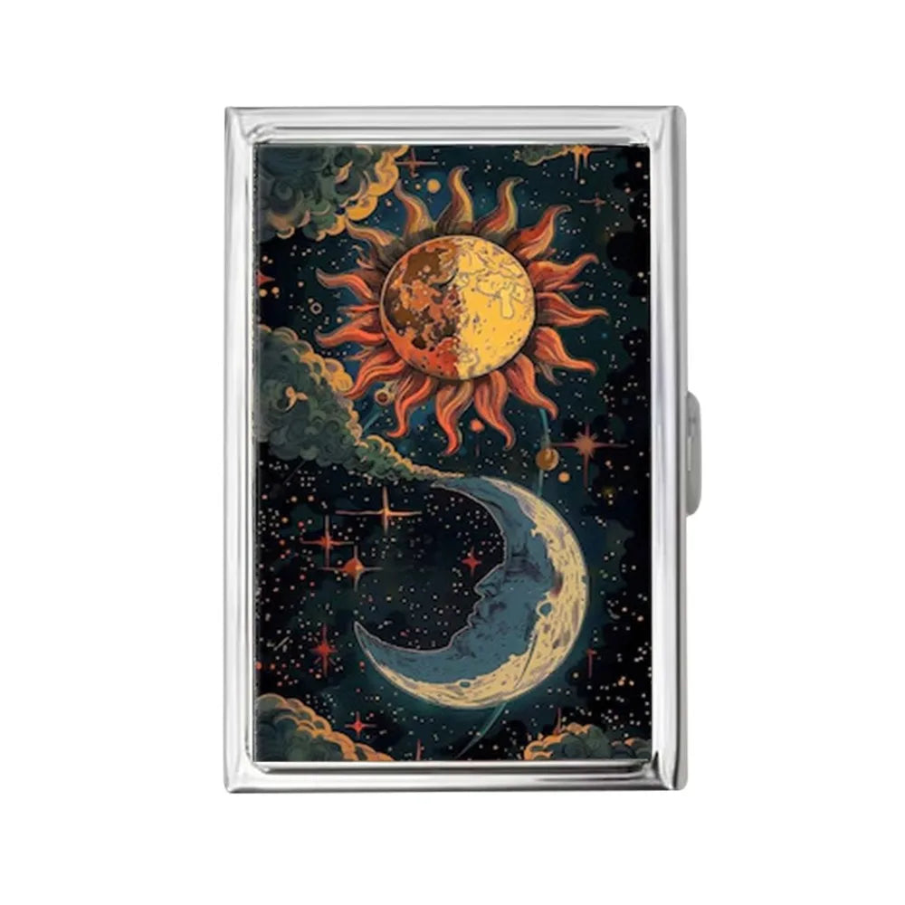 Vintage Metal Card Case – Business Card & ID Holder