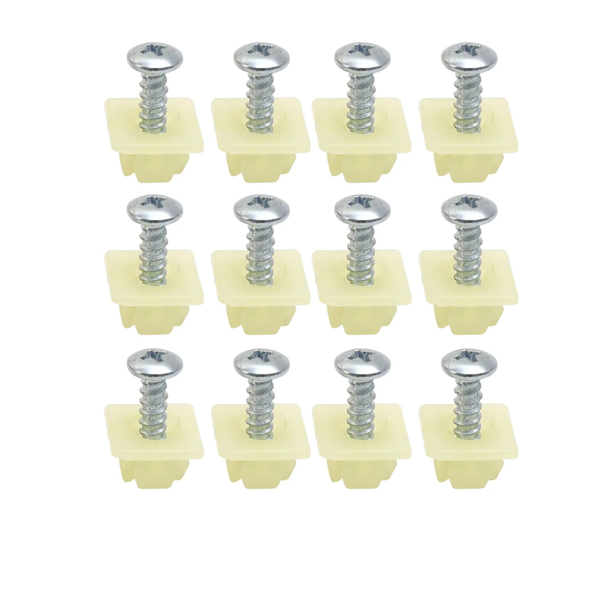 Universal License Plate Mounting Kit – Screws & Retainer Clips