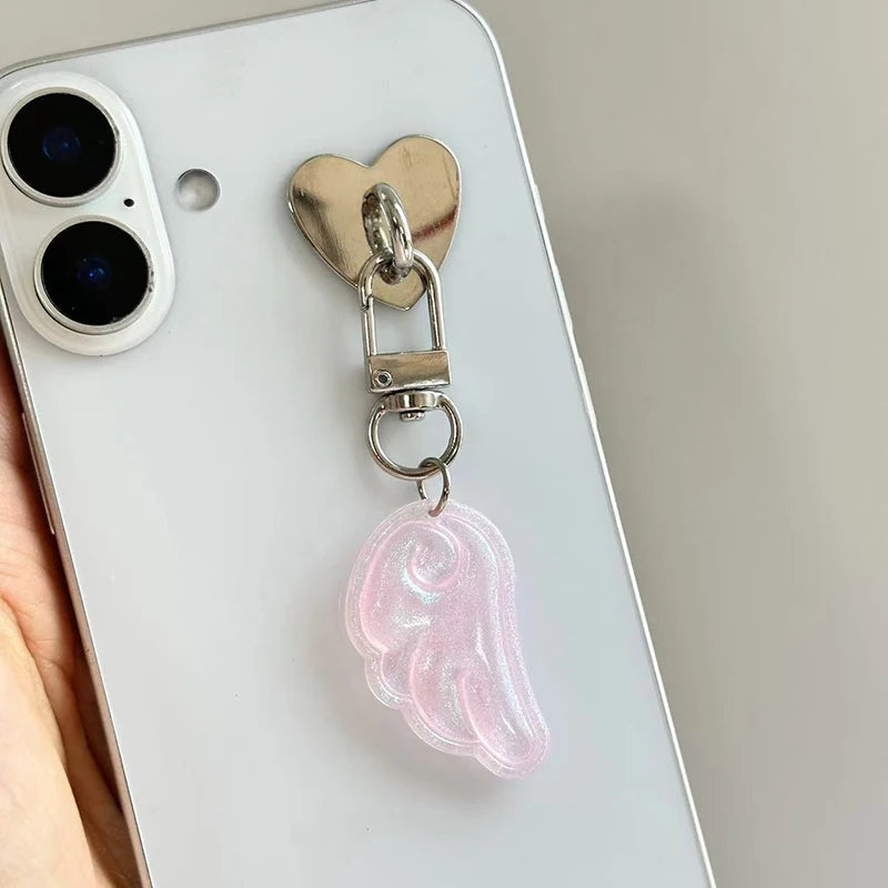 Y2K Angel Wings Keychain Phone Charm & Bag Pendant | Cute