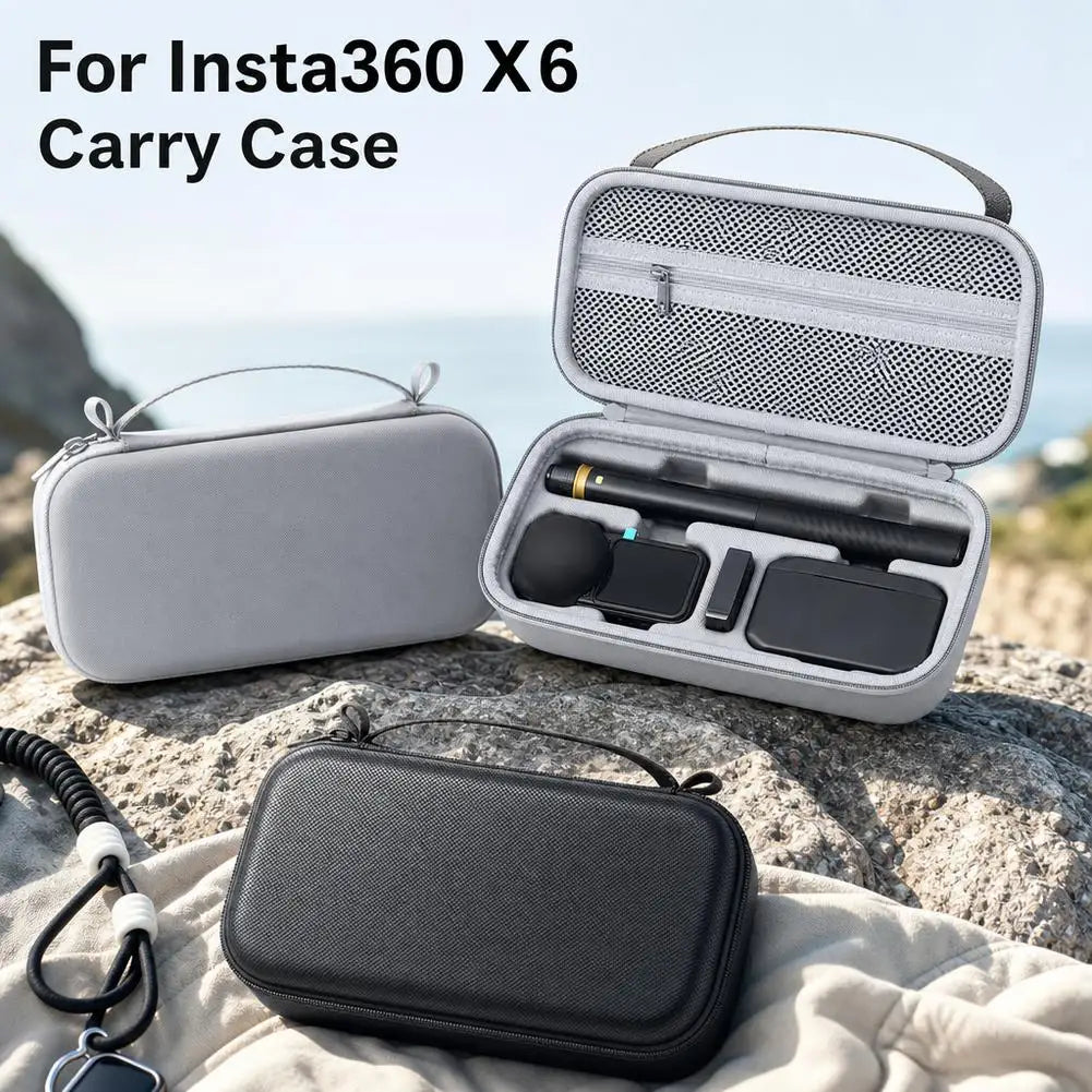 Insta360 X6 Hard Shell Carrying Case | Travel Storage Bag
