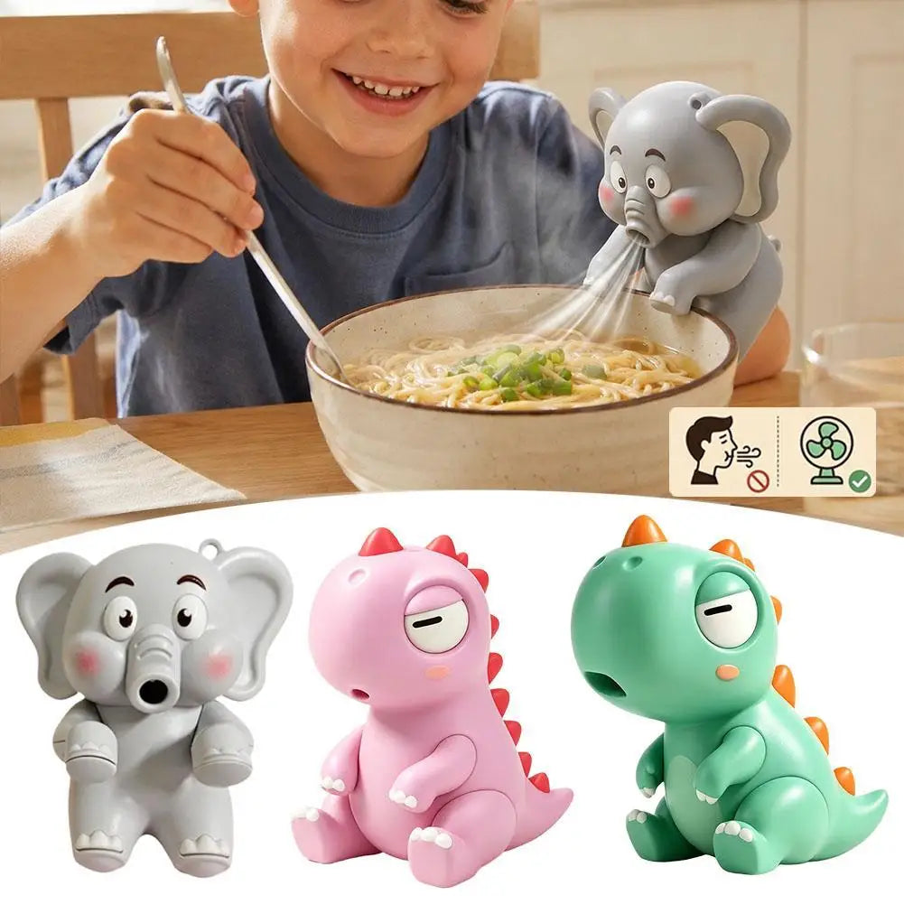 Cute Animal Clip-On Food Cooling Fan – 3 Speeds USB