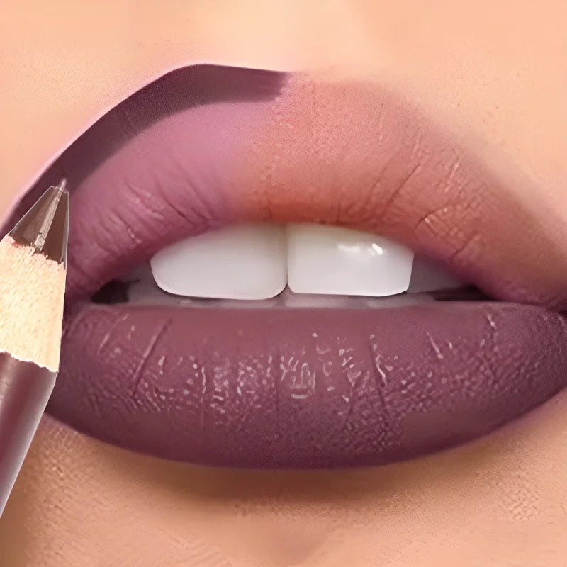 Waterproof Matte Lip Liner Pencil | 28 Shades, Long-Lasting