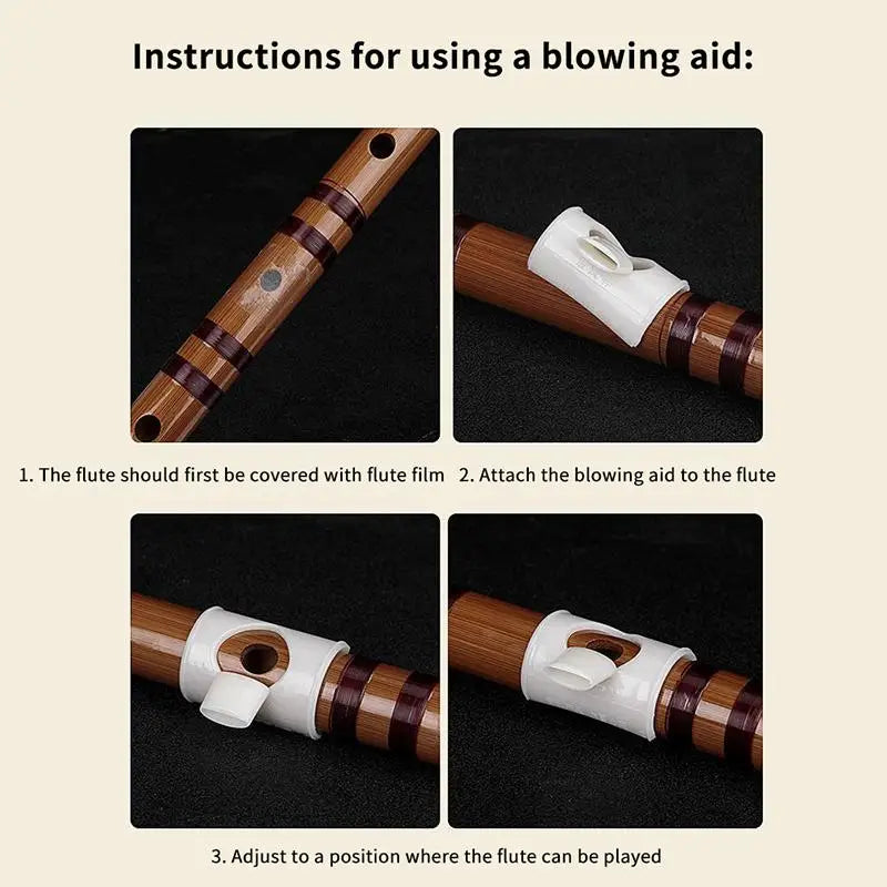 Flute Practice Mouthpiece – Blowing Aid for Bamboo Flute
