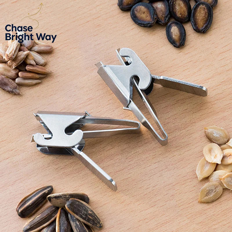 Stainless Steel Sunflower Seed & Nut Sheller Peeler Tool