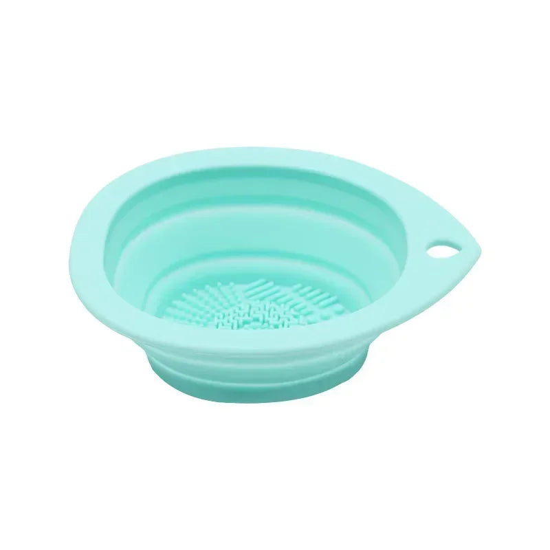 Silicone Makeup Brush Cleaner Bowl – Foldable Washing Mat