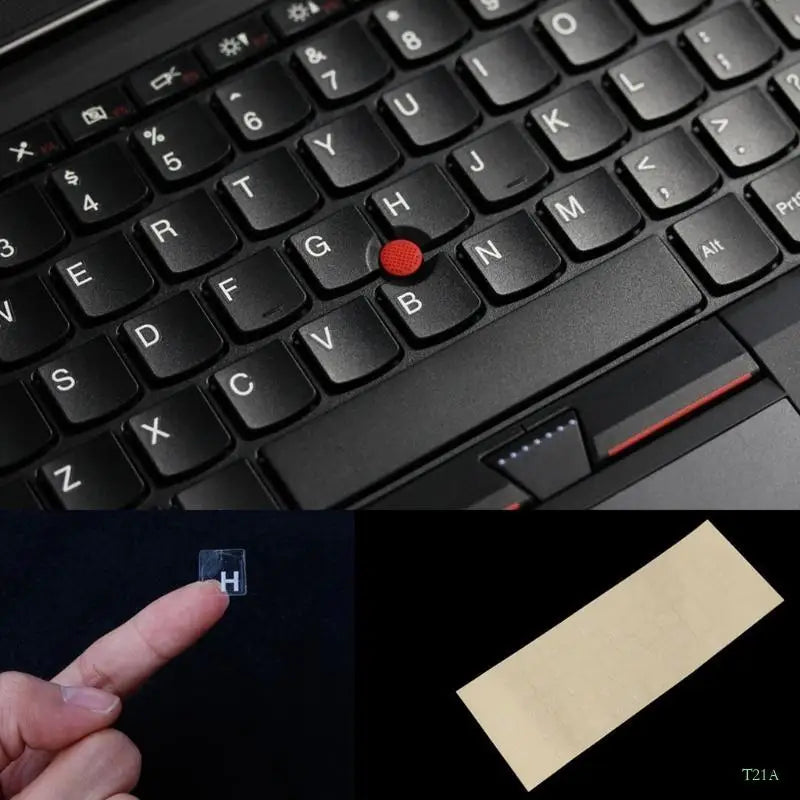 Russian Keyboard Stickers – Bilingual Cyrillic Labels for PC