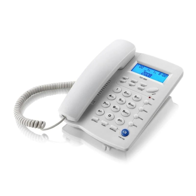 T21A Corded Home Phone – Caller ID, Speaker & Calculator