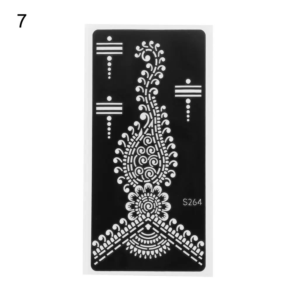 Mehndi Henna Stencil Sticker – DIY Temporary Body Art