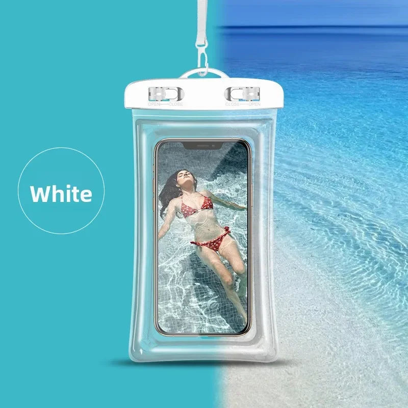Waterproof Phone Pouch – Luminous Touchscreen Dry Bag