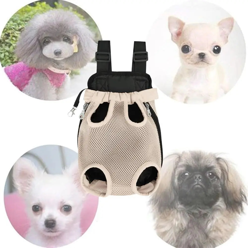 Adjustable Breathable Pet Carrier Backpack – Cats & Small Dogs